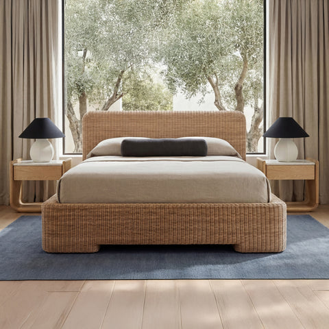 Claudia Queen Bed Natural