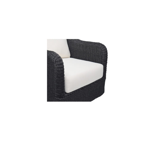 Bodhi Outdoor Swivel Accent Chair Charcoal