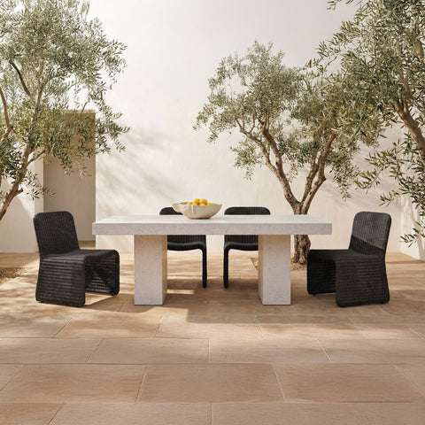 Ella Outdoor Dining Chair Charcoal-Set of Two