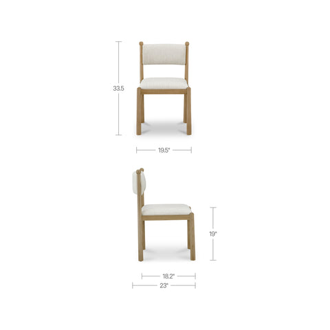 Villetta Dining Chair Stripe - Set of Two
