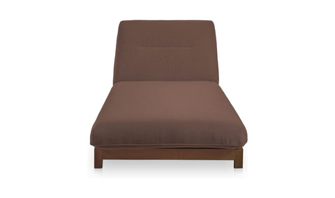 Enzo Outdoor Adjustable Lounge Chair Brown