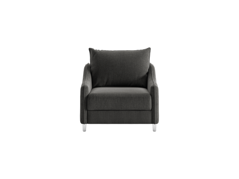 Ethos Cot Chair Sleeper - Oliver 515 - 234/9 Chrome