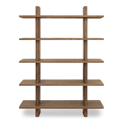 Casey Large Bookcase Dark Brown