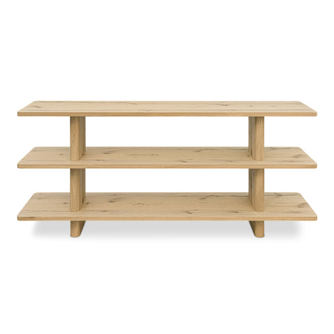 Casey Small Bookcase Rustic Oak