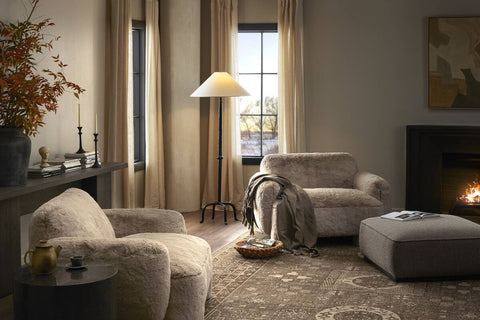 Sinclair Square Ottoman 36" - Barrow Taupe