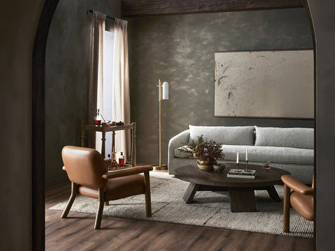 Odyssey 1 Floor Lamp - Burnished Brass