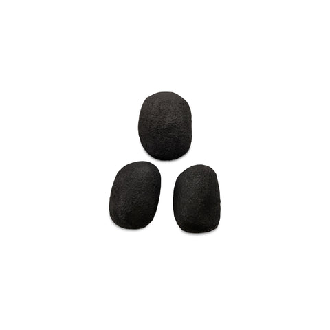 Breton Cast Aluminum Wall Sculpture Black-Set of 3