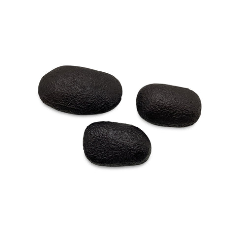 Breton Cast Aluminum Wall Sculpture Black-Set of 3