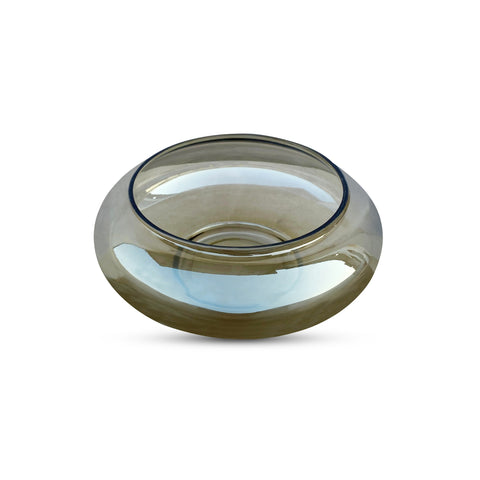 Polene Small Glass Bowl Smoky Brown