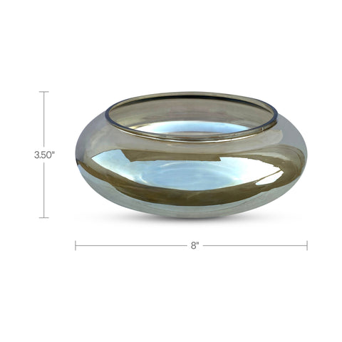 Polene Small Glass Bowl Smoky Brown