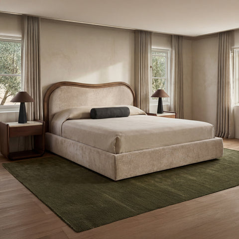 Camilla Queen Bed Oat