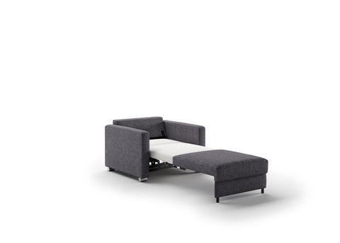 Fantasy Cot Chair Sleeper - Rene 04 - 217/6 Chrome