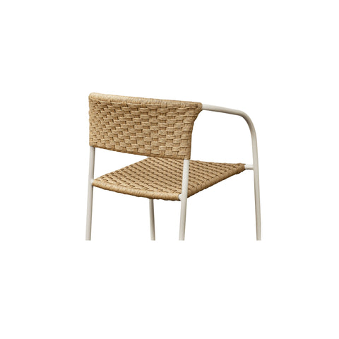 Zola Outdoor Dining Chair Natural-Set of Two