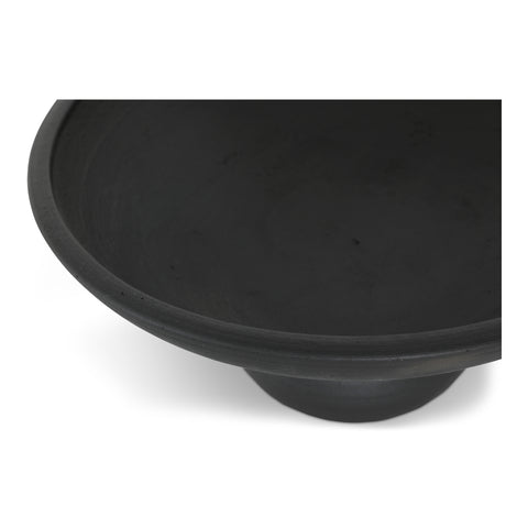 Asha Decorative Bowl Black Terracotta