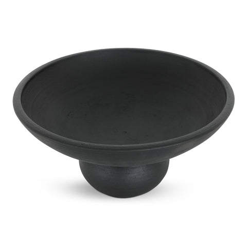 Asha Decorative Bowl Black Terracotta