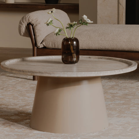 Kimberley Coffee Table White Marble
