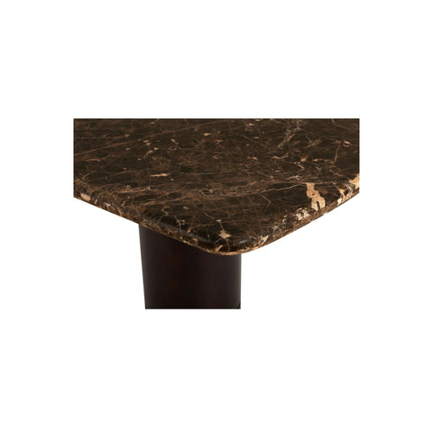 Daphne Large Dining Table Dark Emperador Marble