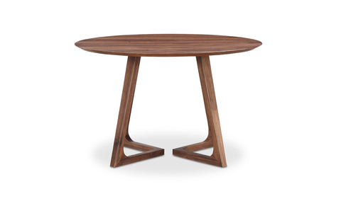 Godenza Round Dining Table Walnut