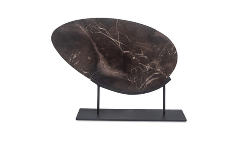 Galen Sculpture Saint Laurent Brown Marble