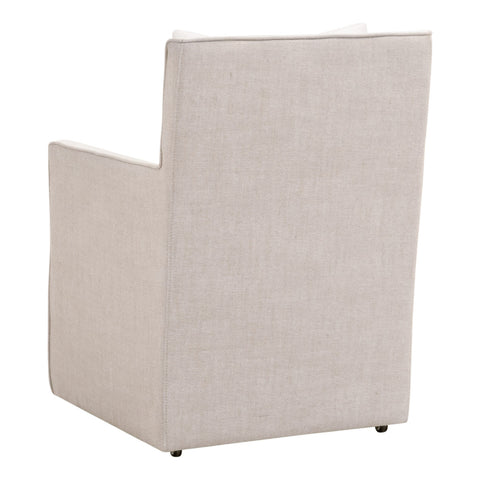 HARMONY ARM CHAIR WITH CASTERS - Peyton Pearl