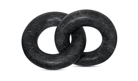 Hera Tabletop Decor Black Marble