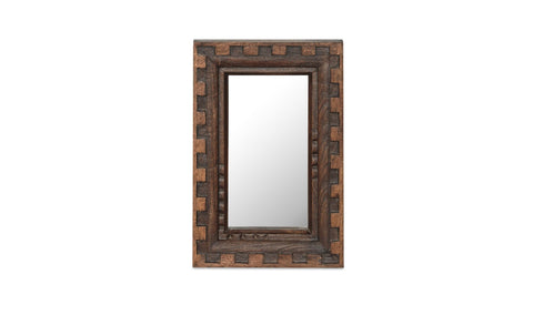 Holland Mirror Small Brown