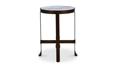 Holli Side Table White Marble