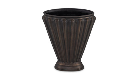 Jade Vase Antique Brass Cast Aluminum