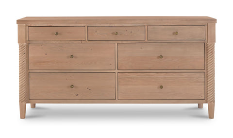 Joni 7 Drawer Dresser Natural