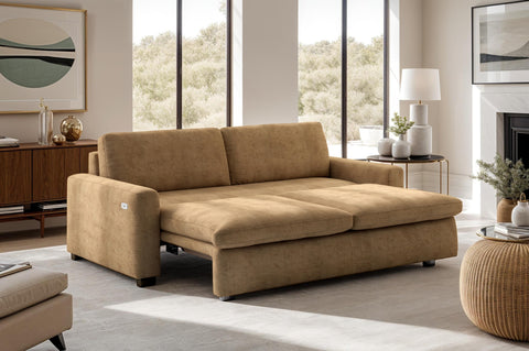Kai Full Sleeper Sofa - Cremona 18 - 504/6 Wenge - Power