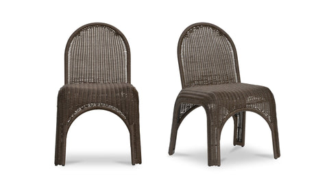 Kendall Outdoor Dining Chair Brown