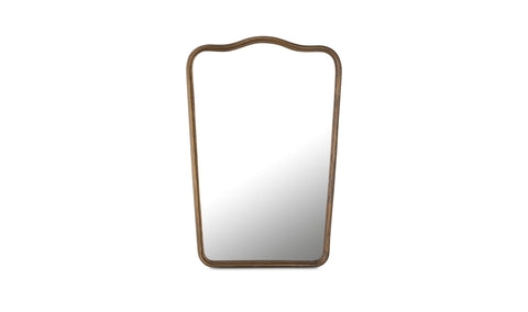 Keyes Mirror Brass