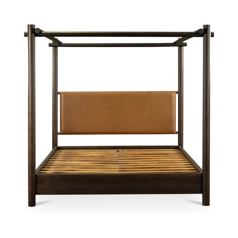 Devin Queen Bed Brown