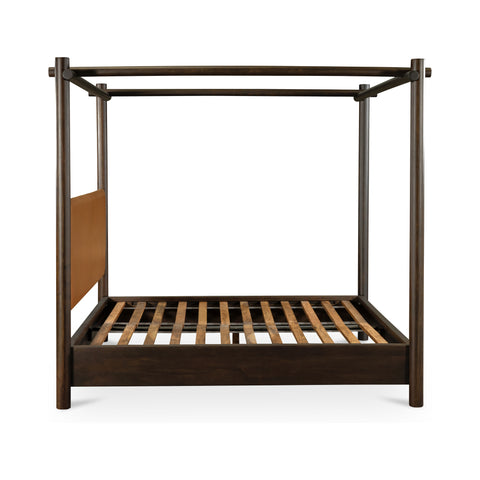 Devin Queen Bed Brown
