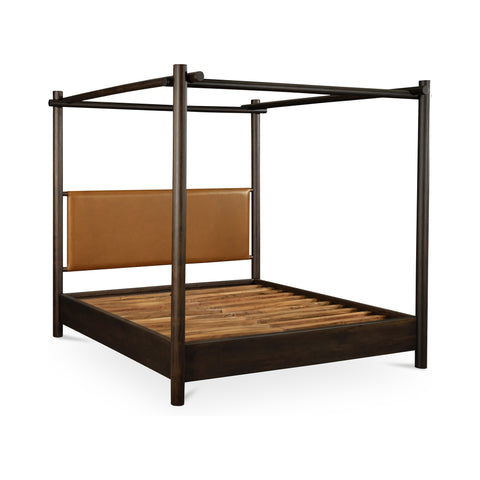 Devin King Bed Brown