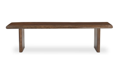 Lila Dining Bench Small Brown