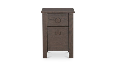 Loren Small Nightstand Dark Brown