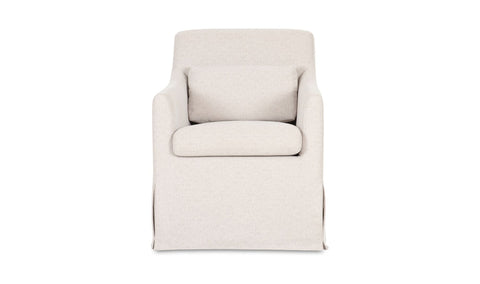 Lydia Slipcover Dining Chair Beige