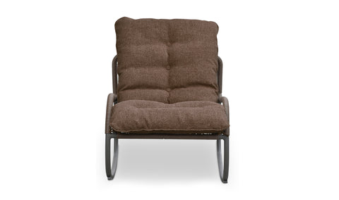 Lyra Outdoor Rocking Chair Brown