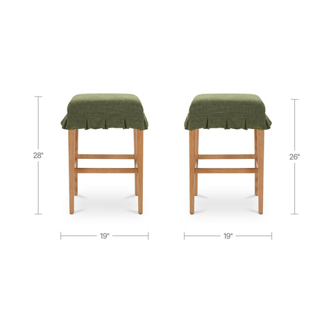 Anna Counter Stool Green