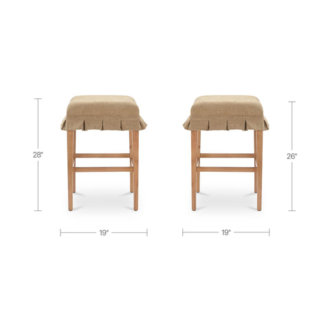 Anna Counter Stool Light Brown