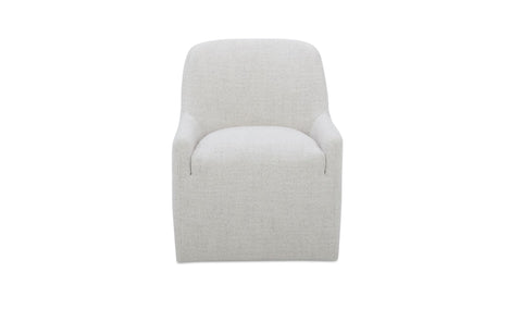 Maisie Rolling Dining Chair Flecked Oat