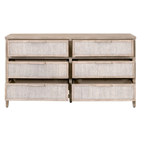 Malay 6 Drawer Double Dresser
