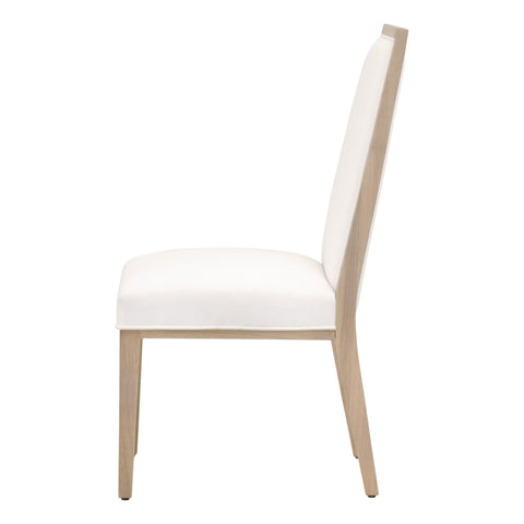 MARTIN DINING CHAIR - Peyton Pearl / Light Honey Oak