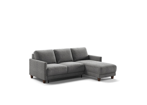Martta Full XL Sectional (Loveseat Sleeper + Reversible Chaise) Atlantic 07 - 127/9 Walnut