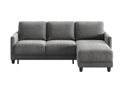 Martta Full XL Sectional (Loveseat Sleeper + Reversible Chaise) Atlantic 07 - 127/9 Walnut