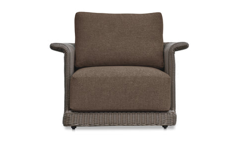 Meredith Outdoor Accent Chair Brown