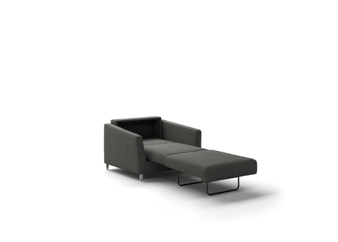 Monika Cot Chair Sleeper - Loule 630 - 234/9 Chrome
