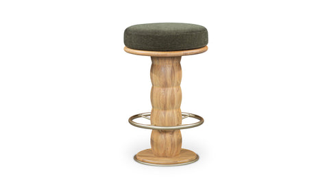 Nio Swivel Counter Stool Dark Green