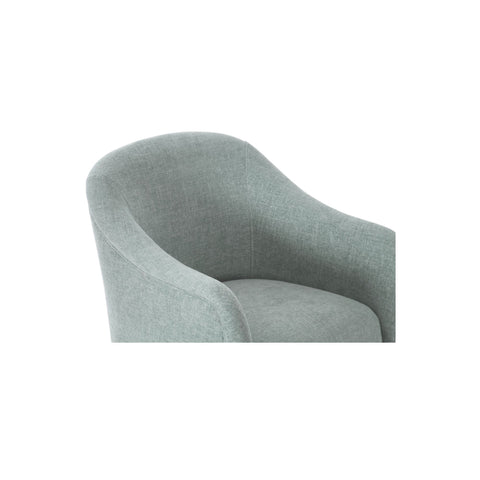 Drava Rolling Dining Chair Light Blue